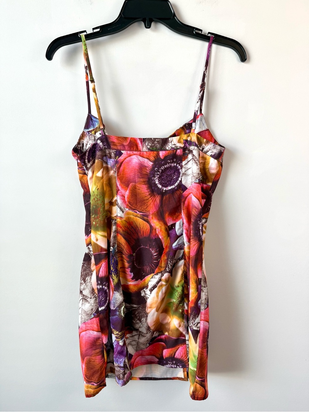 Urban Outfitters Floral Mini Dress M Psychedelic Multicolor - Picture 7 of 10